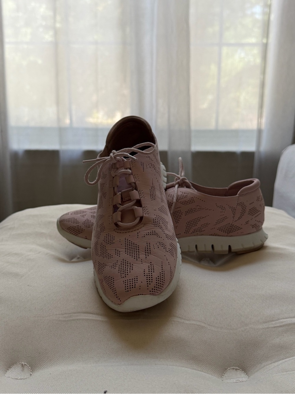 Cole Haan ZeroGrand Perforated Leather Sneakers Pale Lilac Women’s 8B W04240